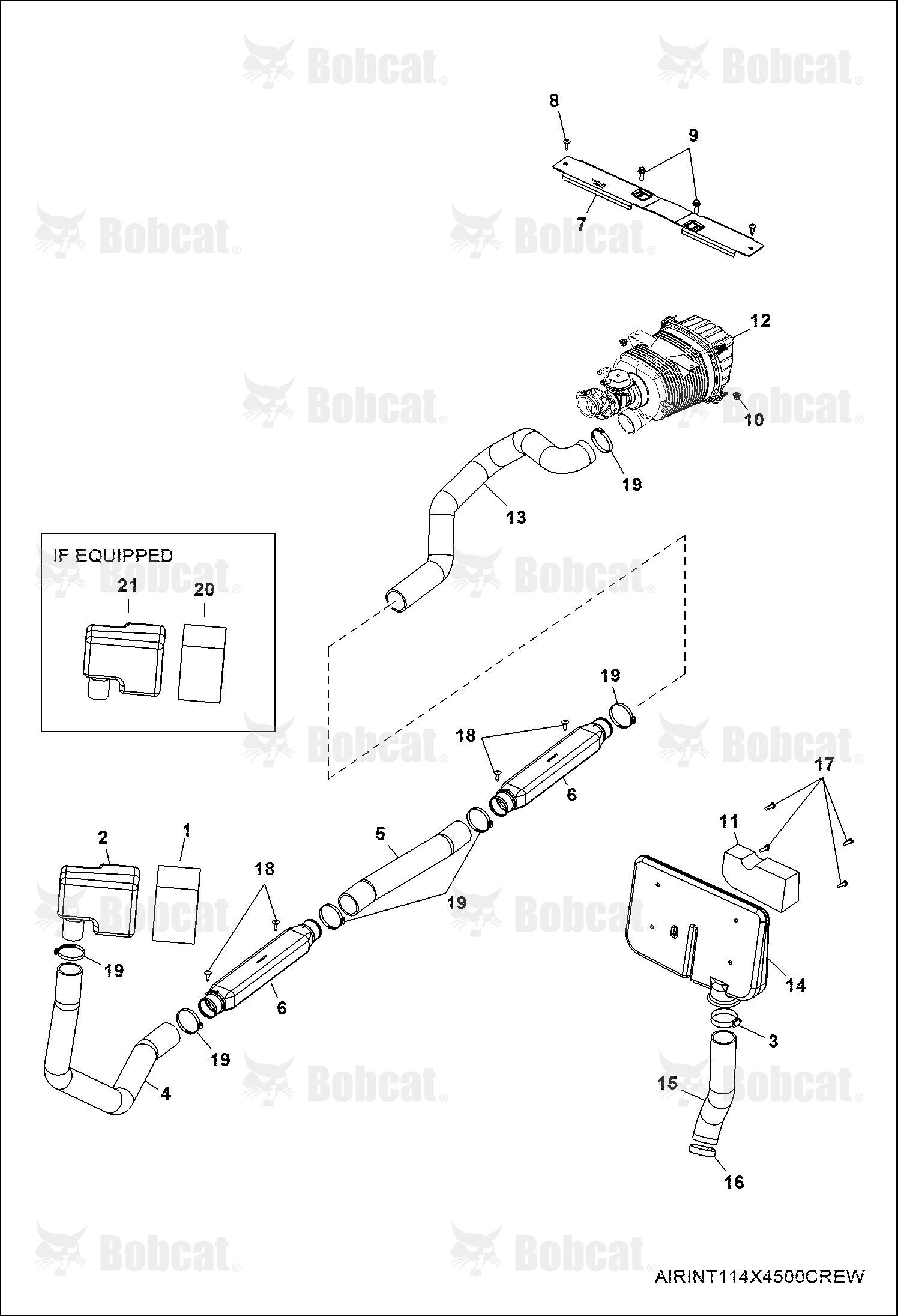 Bracket Mount Airbox Blk