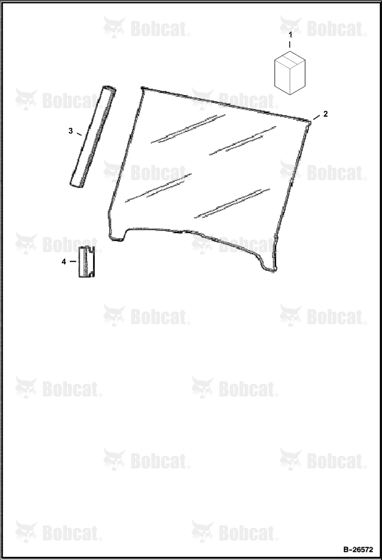 Kit, Windshield Tinted Solid