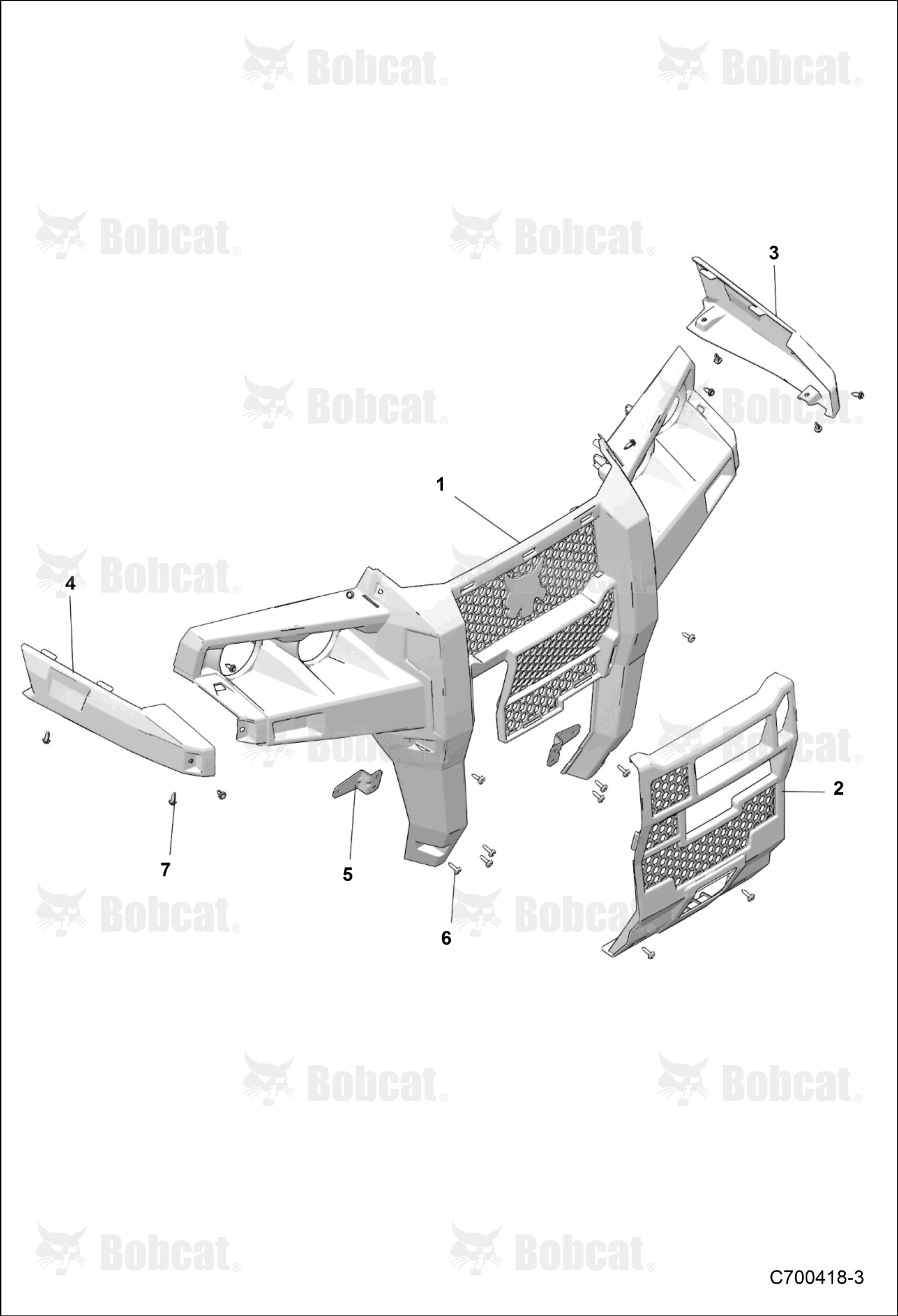 Bracket Bumper Front