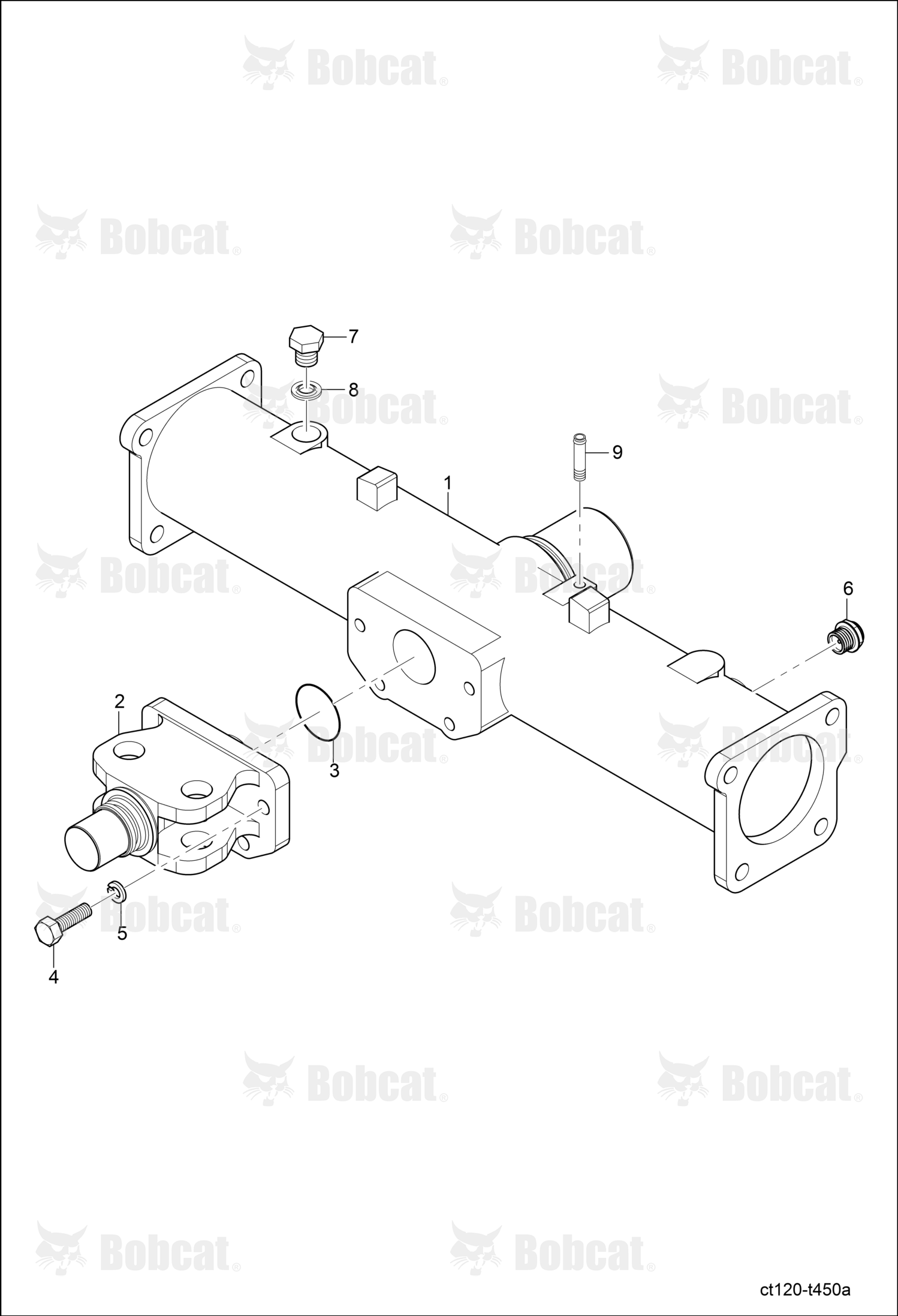Support, Front Axle