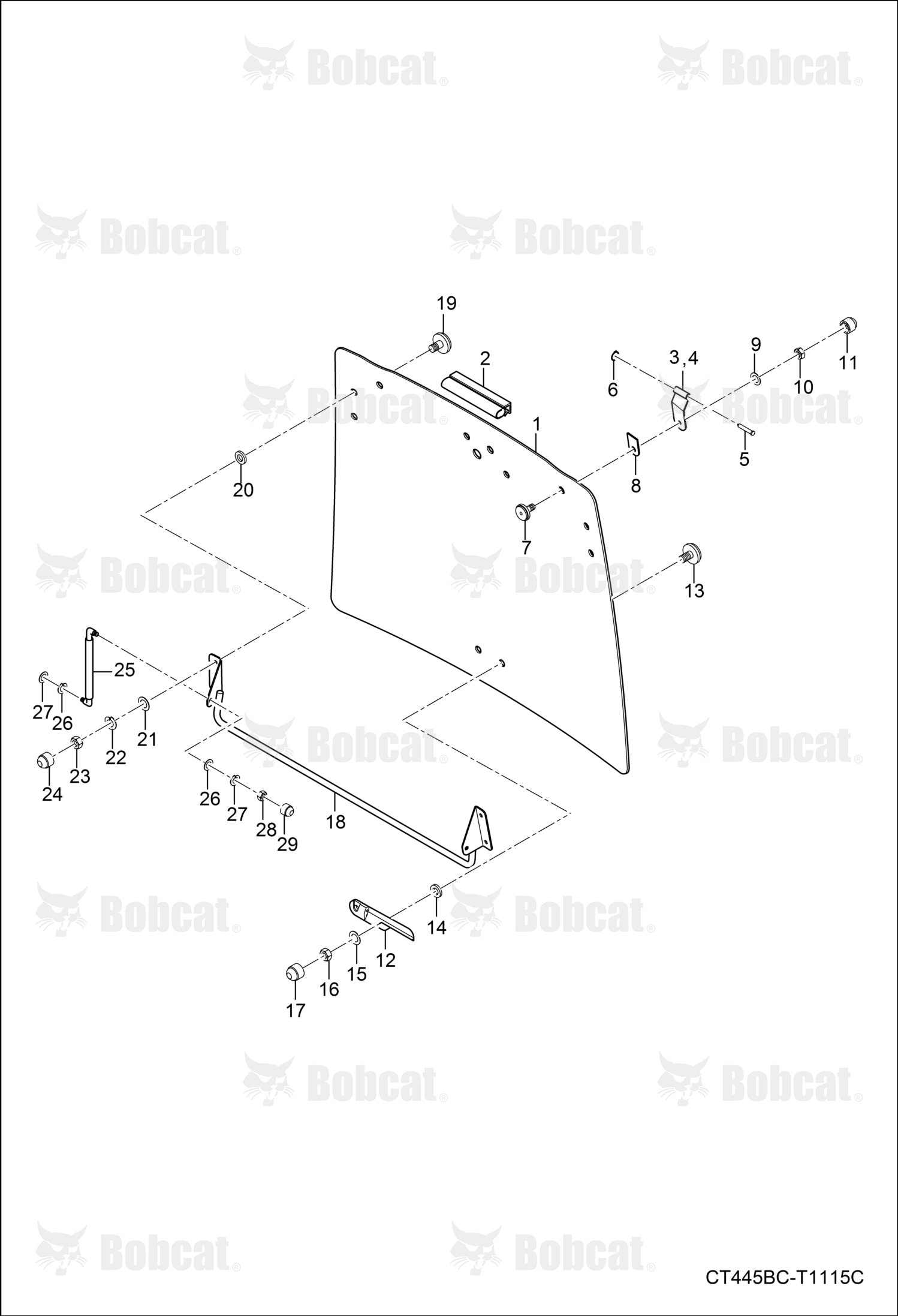 Window, Cab Rear
