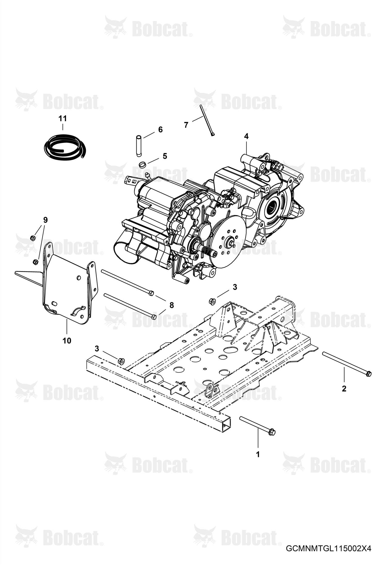 Transmission Gearcase Assembly