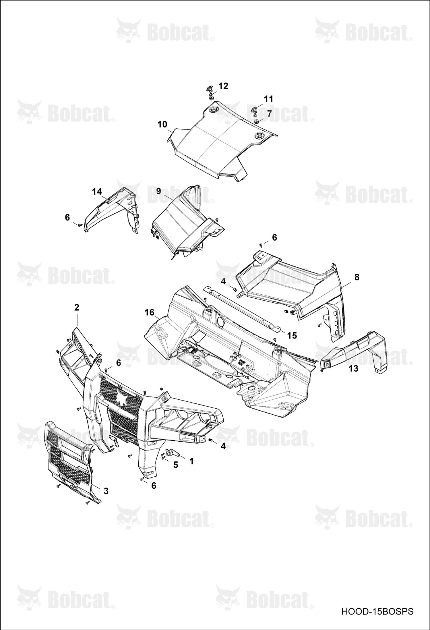 Bracket Mounting Liner Hood