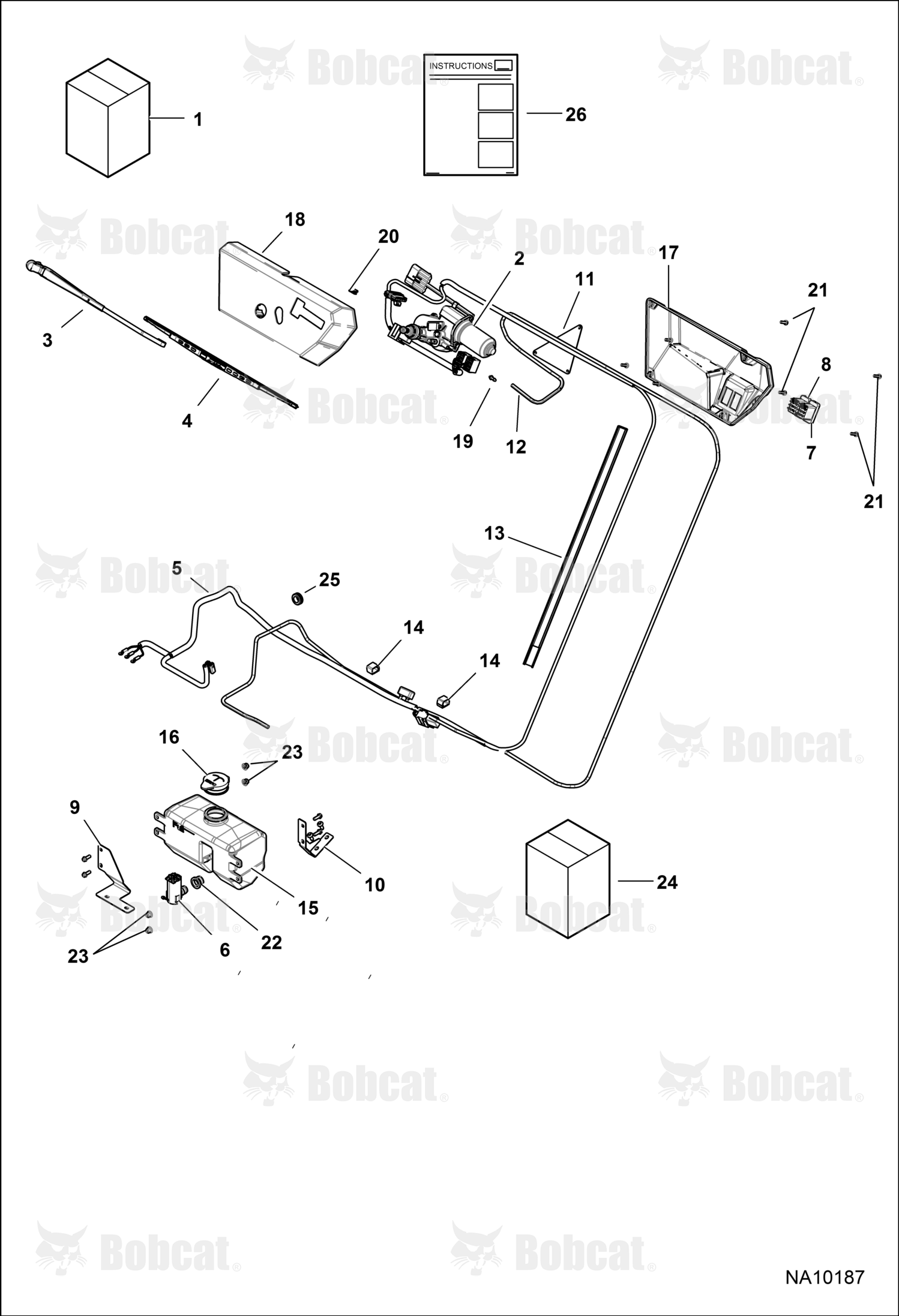 Switch Wiper Low High