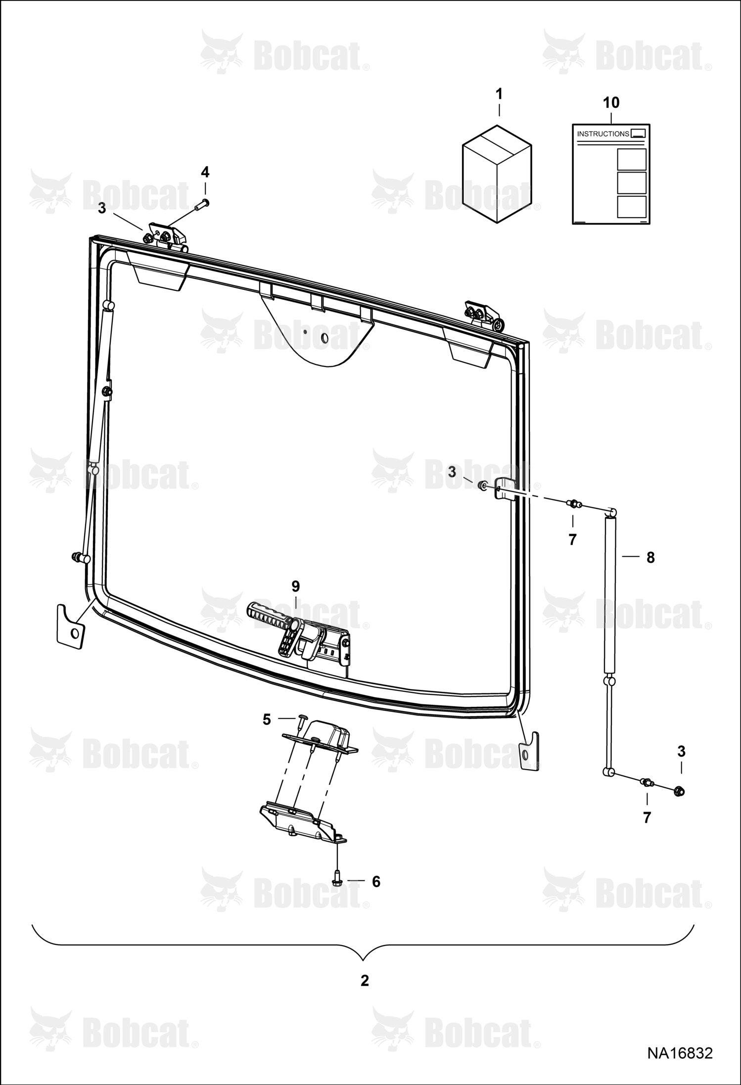 Accessory Windshield Tipout