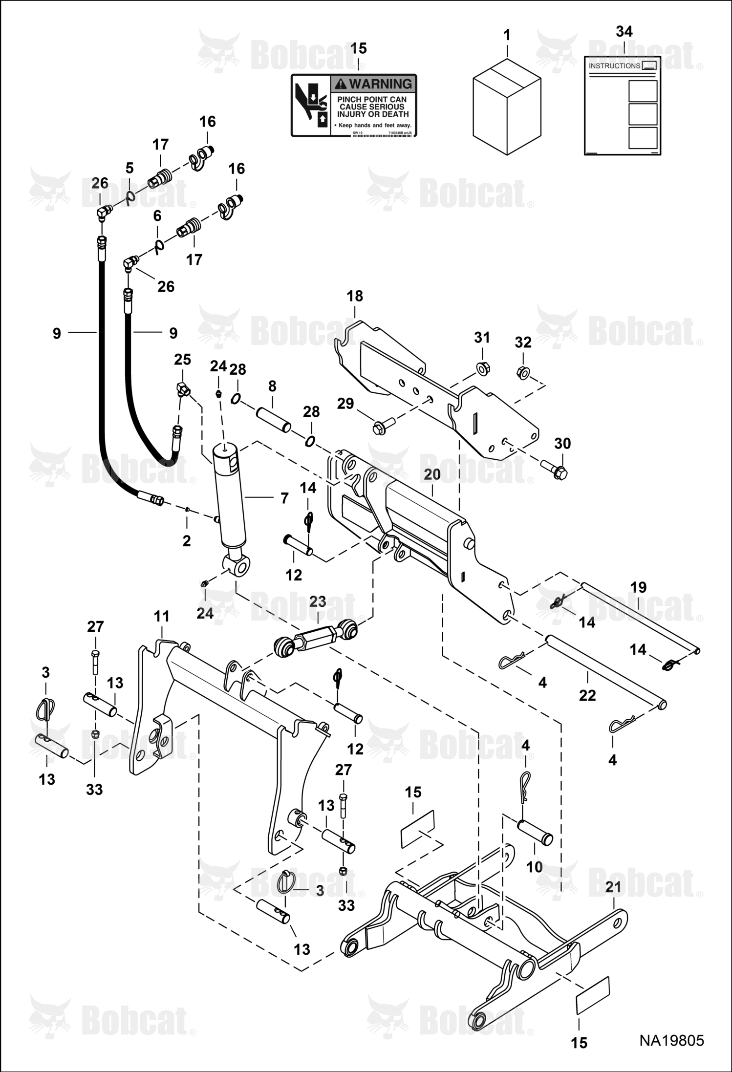 Elbow Hydr 90 Swivel