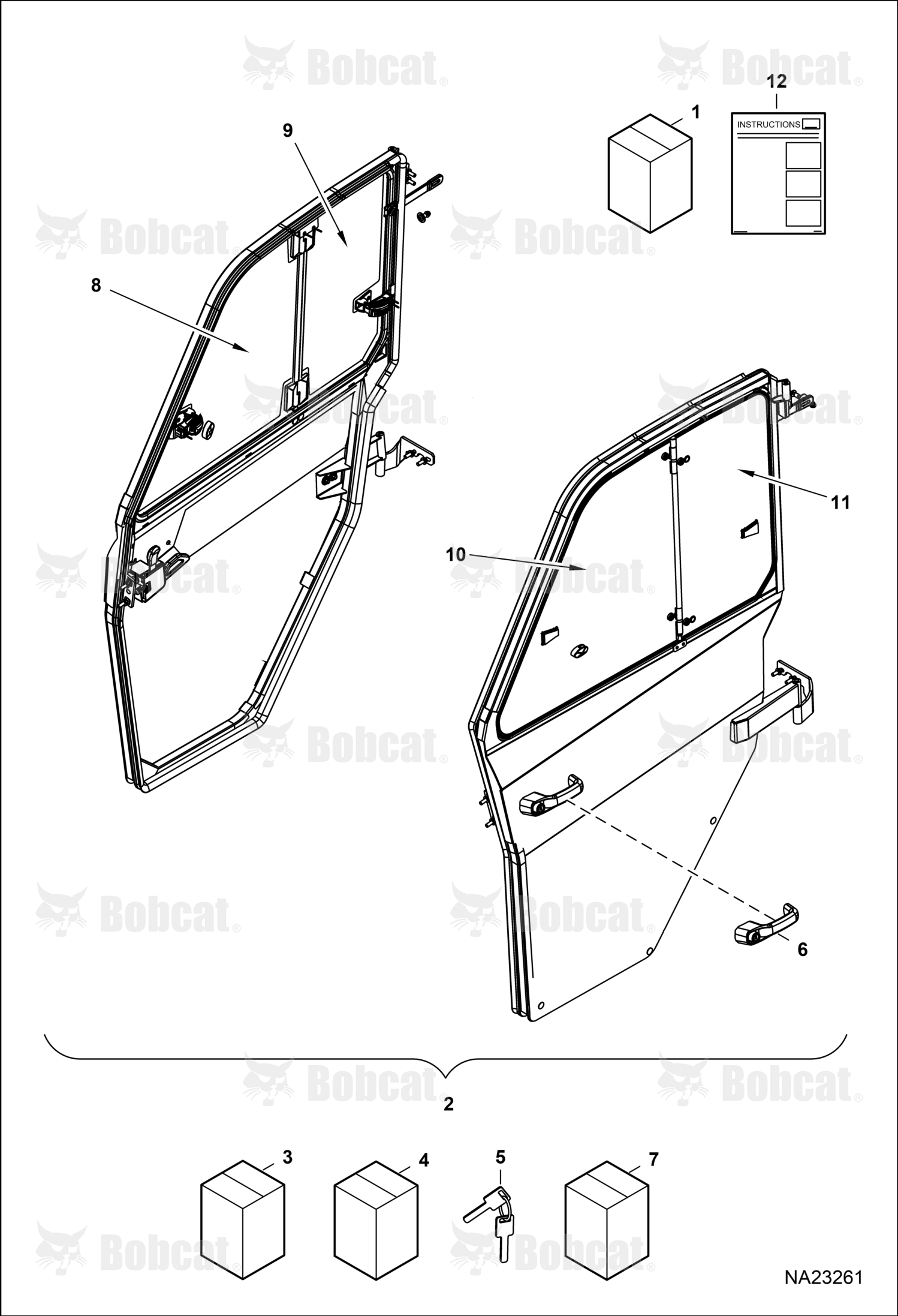 Accessory Door Clearview Front