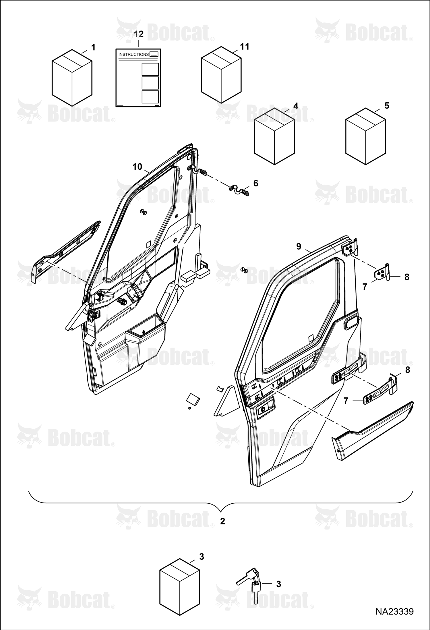 Accessory Crank Door Front