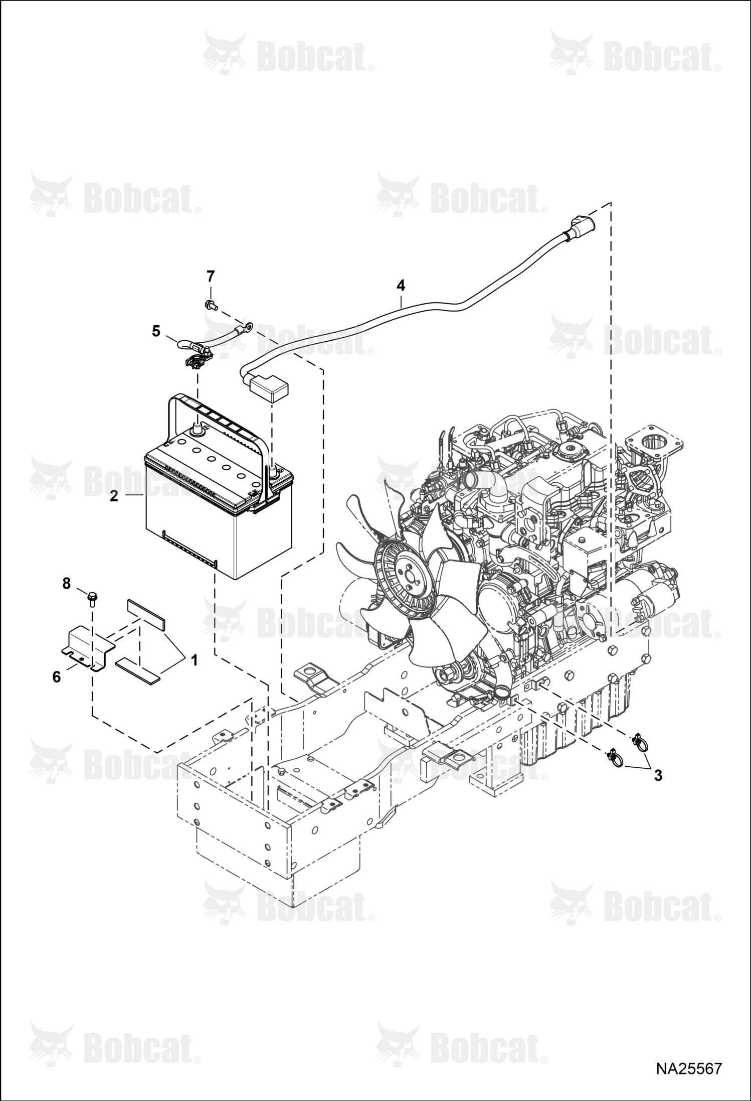 Battery Rubber Cushion