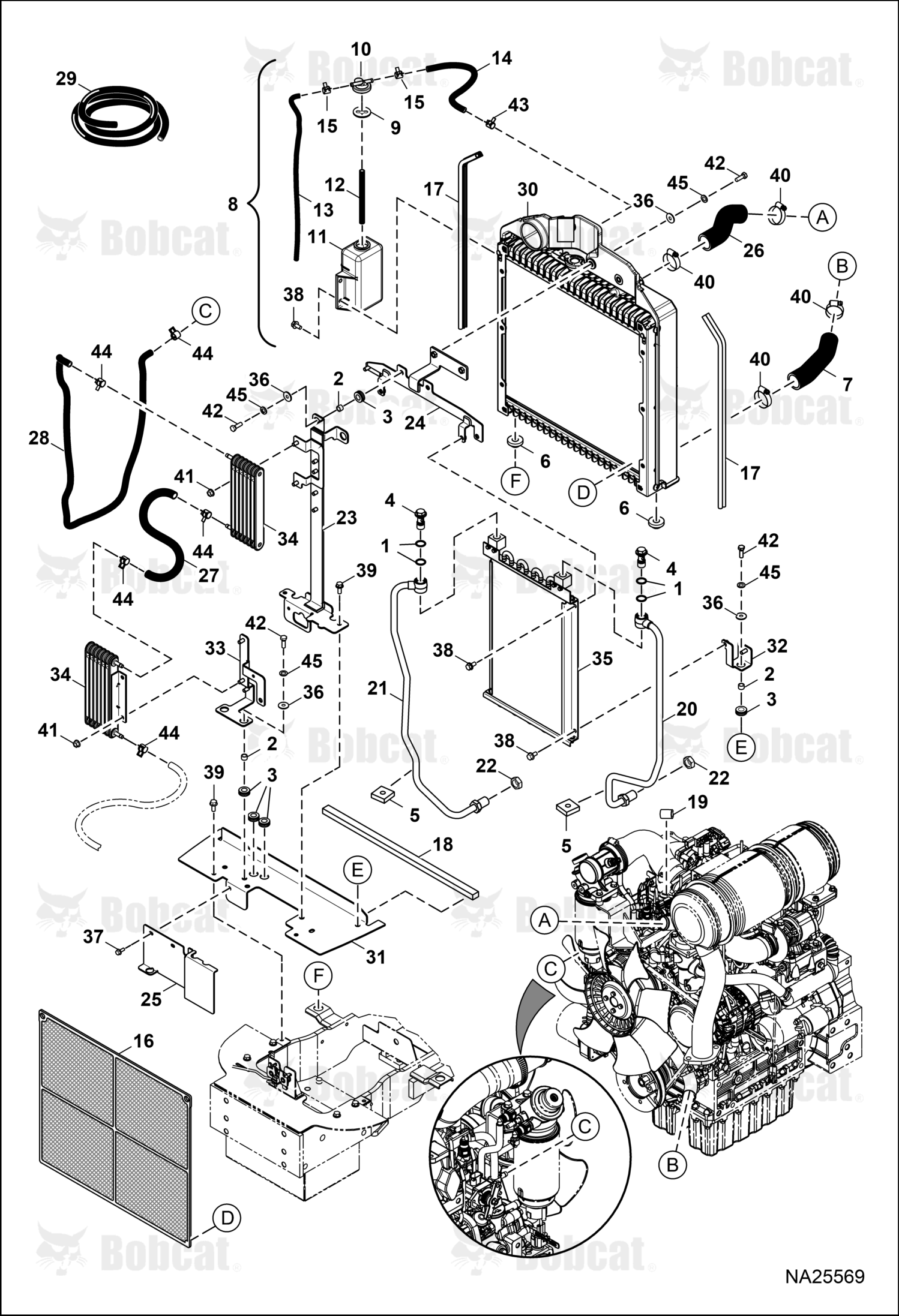 Bracket Air Cleaner Support