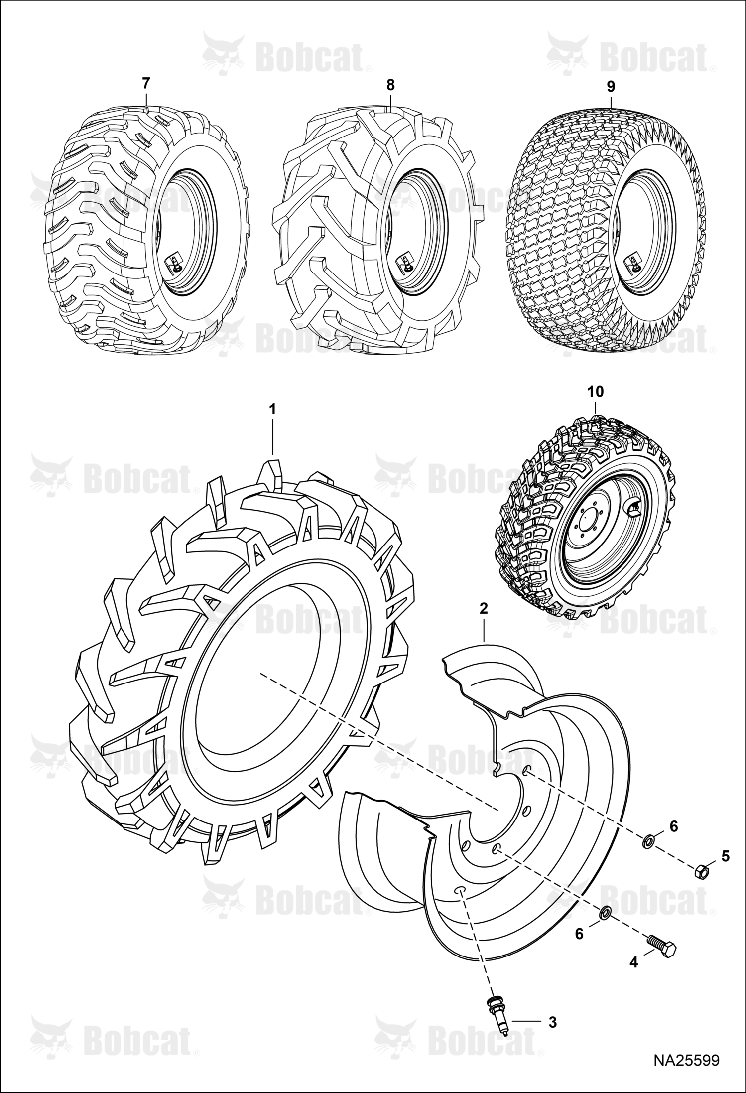 Tire 10-16.5 Turf