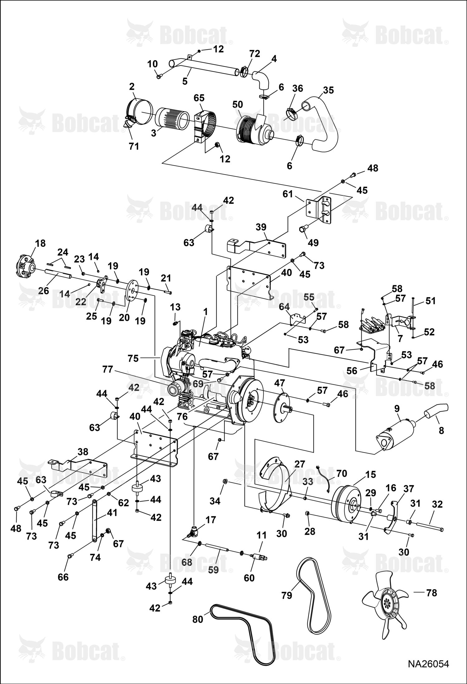 Gasket Muffler 3 Hole Pattern