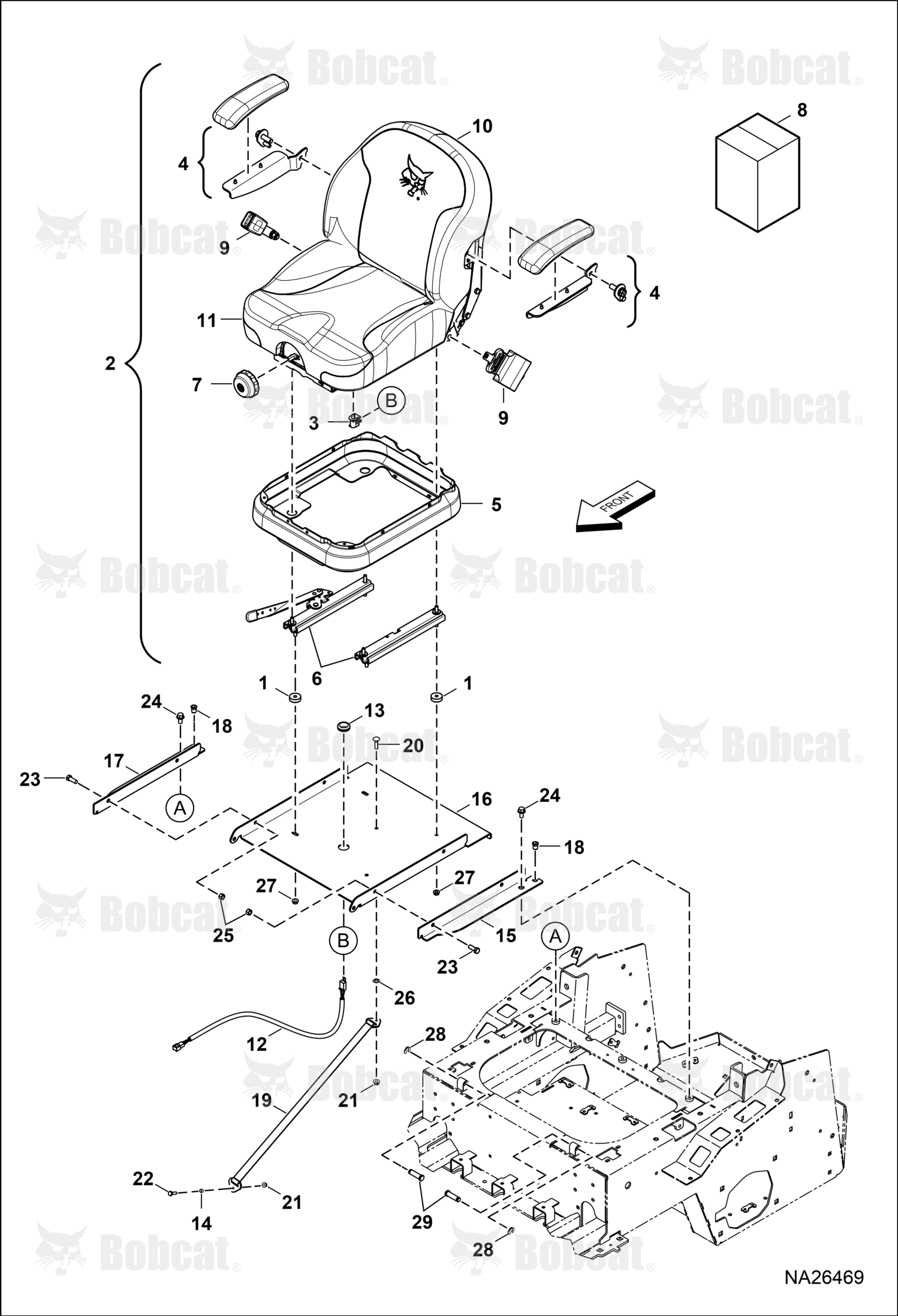Bracket Guard Seat