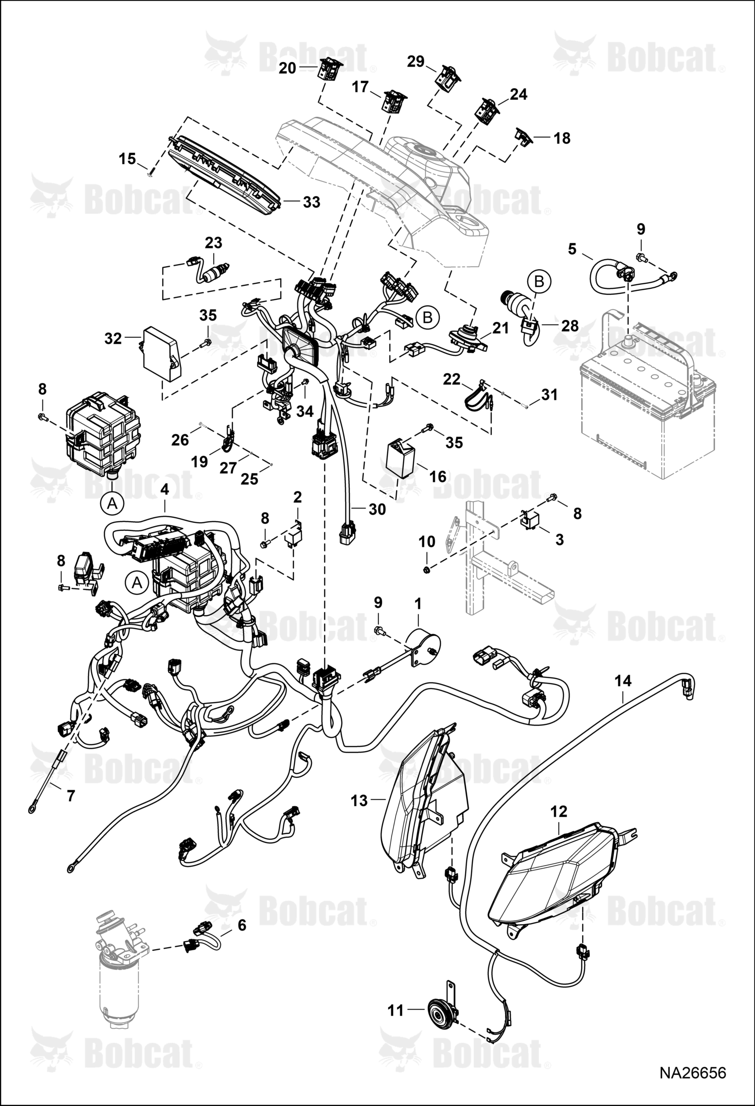 Switch Rocker PTO