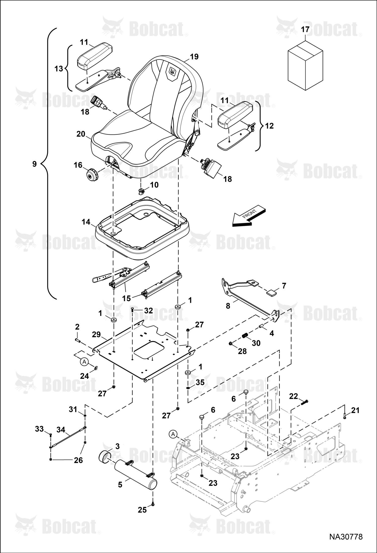 Bracket Seat Plate
