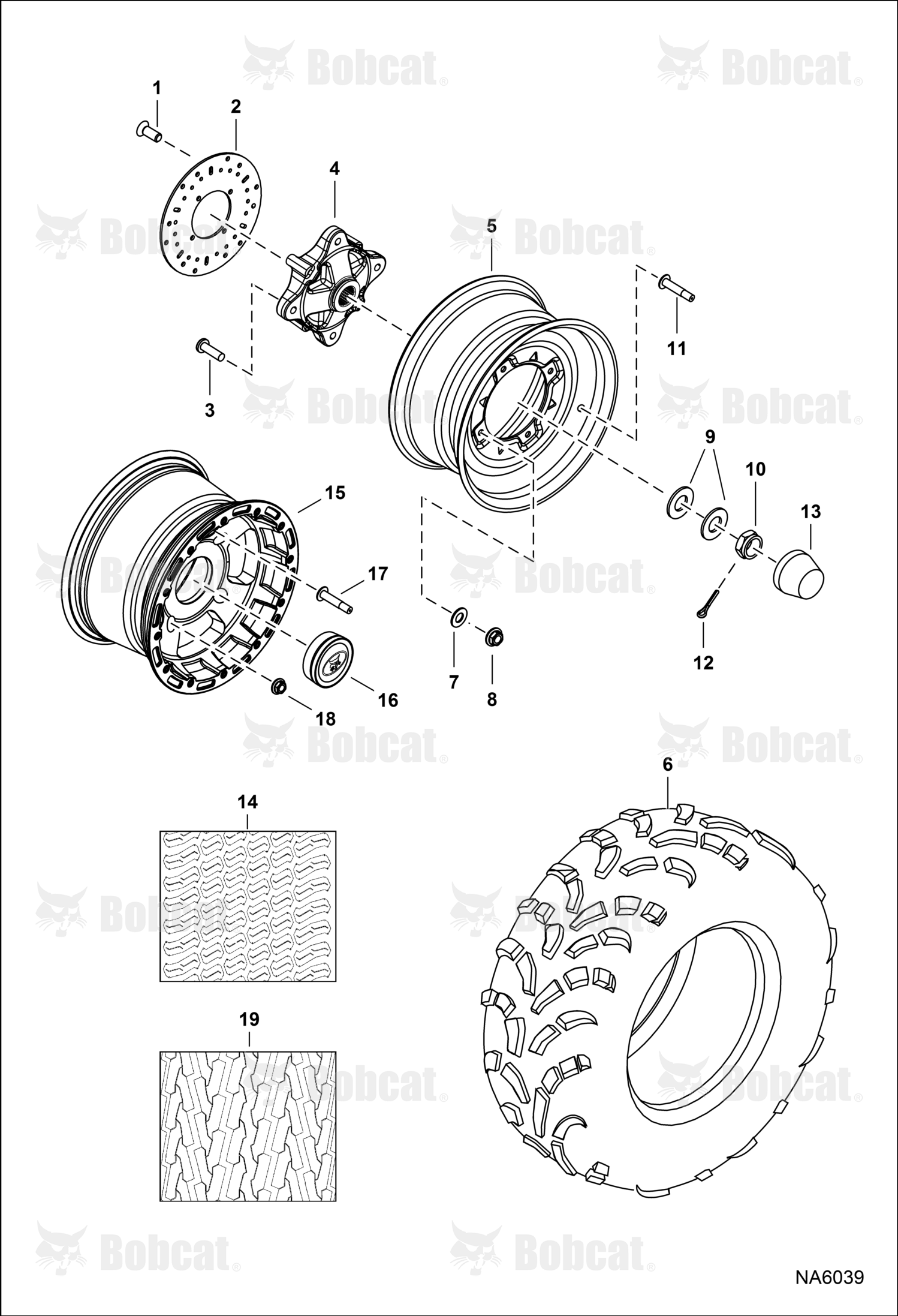 Wheel, Rear Black