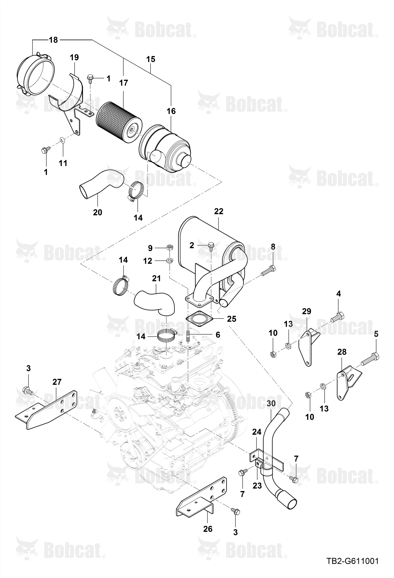 Bracket Air Cleaner