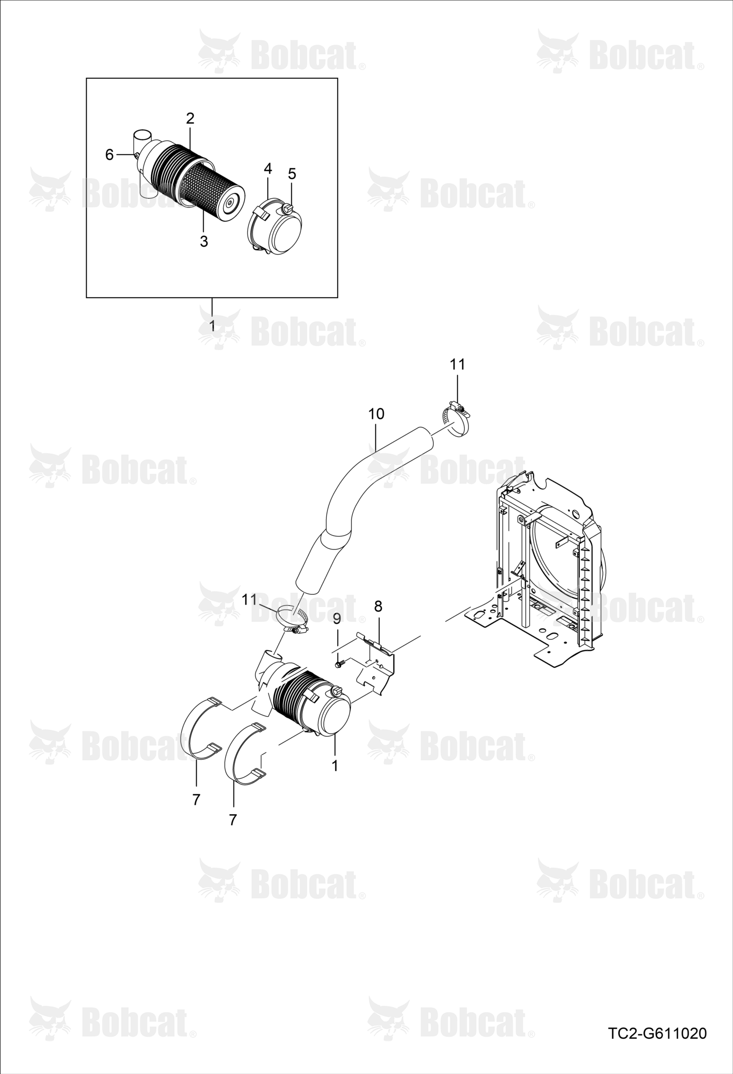 Bracket Air Cleaner