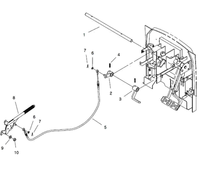 Wire Parking Brake (z) Trg670
