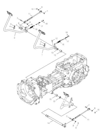 Shaft Brake Pedal