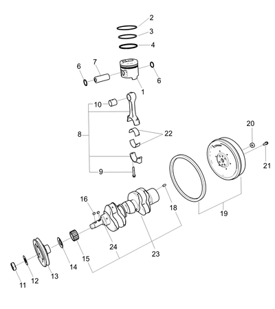 Washer Crankshaft