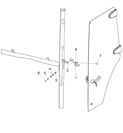 Rod Door Lock