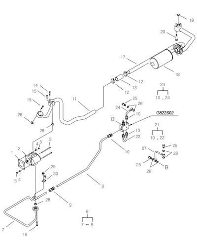 Pipe Rear Suction