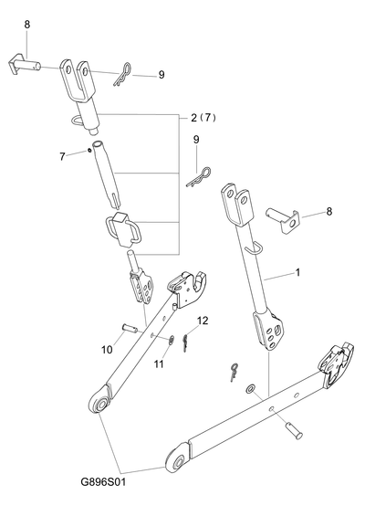 Pin Lift Rod