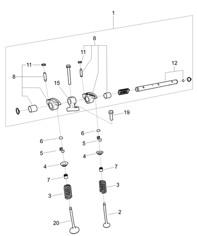 Shaft Assembly Rocker