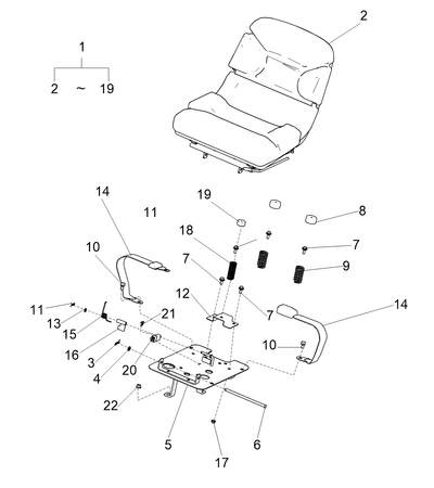*nla* Bracket Seat Trg850