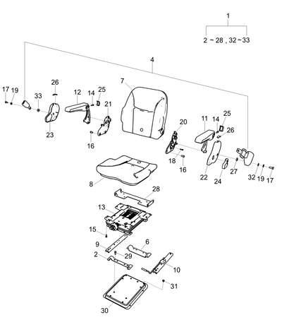 Sub Assembly Slide Right