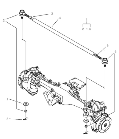 Tie Rod Assy I G610