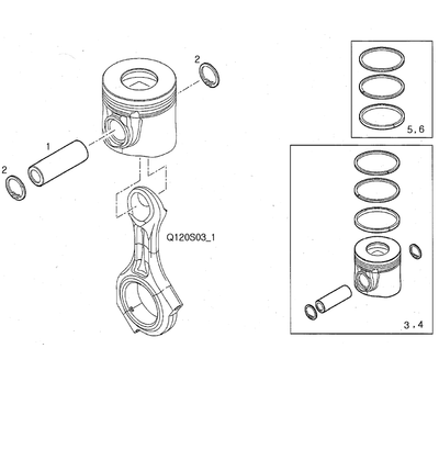 Pistonring Set+ 8097547 Fpt