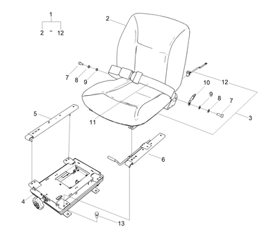 Seat Assembly Wc Blk W/s