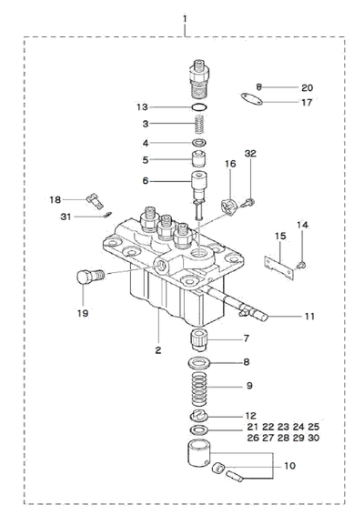Pump Assy, Fuel 31a6514030 MHI