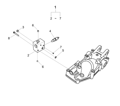 Use Assy 40237345*block Relief Valve