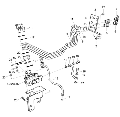 Pipe Receive Drain TRG827