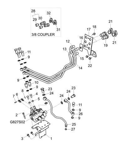 Pipe Receive Drain TRG827