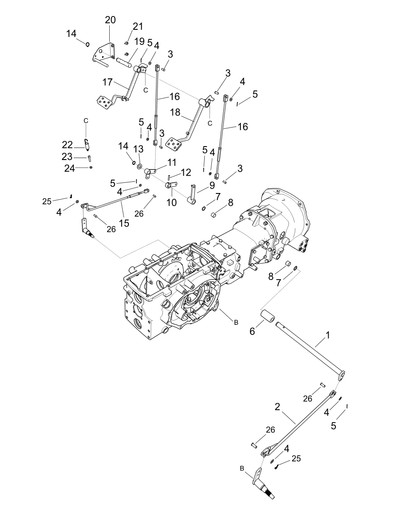 Pedal Brake(lh) Hst (z) Trg670