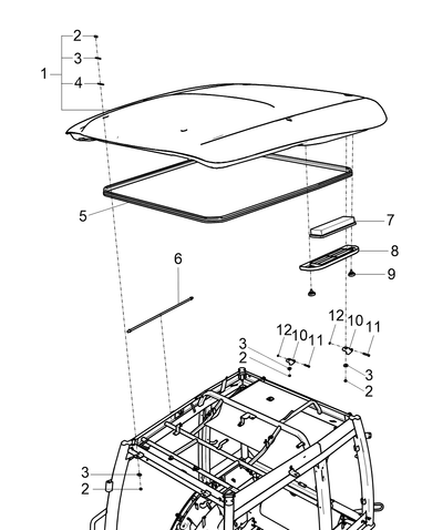 Pin Roof R Trg867