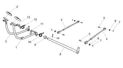 Spring Torsion Brake Left