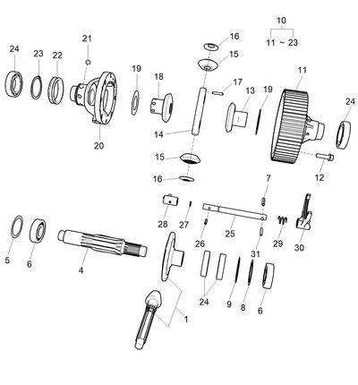 Shaft Final Drv