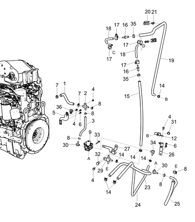Valve Coolant 3way Wabco Trg060