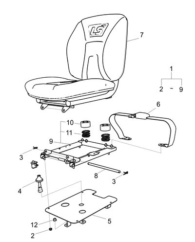 Seat Body Ls Logo