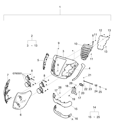 *nla*grille Assembly Sb Xg