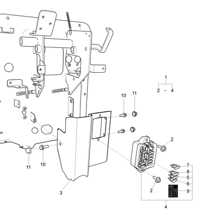 Sub Assembly Fuse Box