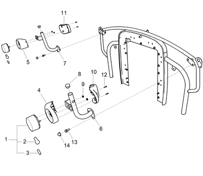 Pipe Turn Signal Lamp Right