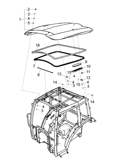 Roof Assembly Arch Sb Xp