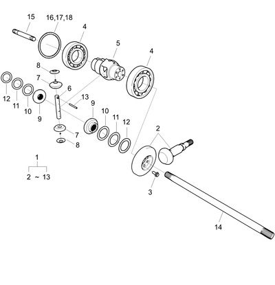 Shaft F/diff