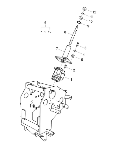 Shaft Steering Column TRG630